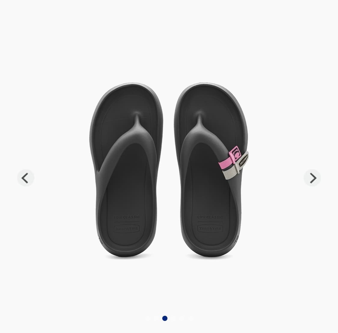 토앤토x로우클래식) 플리플랍 제로비티 BK 250(L) 상품이미지2