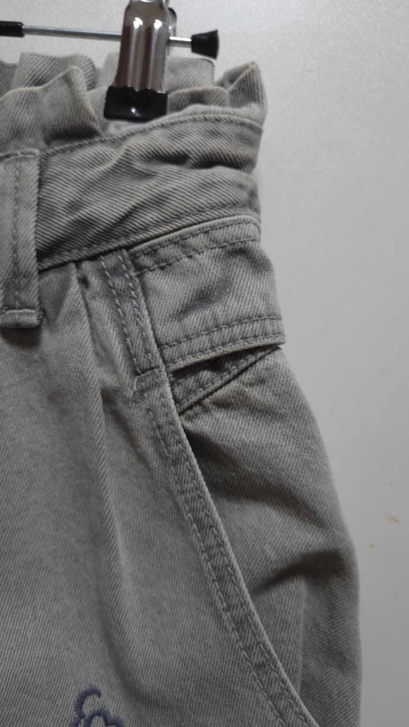 한섬 오즈세컨 2021 사파리 자수 페이퍼백 데님 팬츠 64-94 상품이미지6