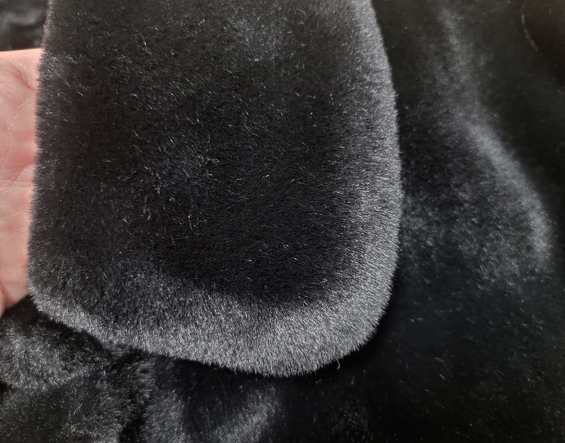 베니토(BENITO) 블랙 몬드 퍼자켓 프리사이즈 새상품 상품이미지6