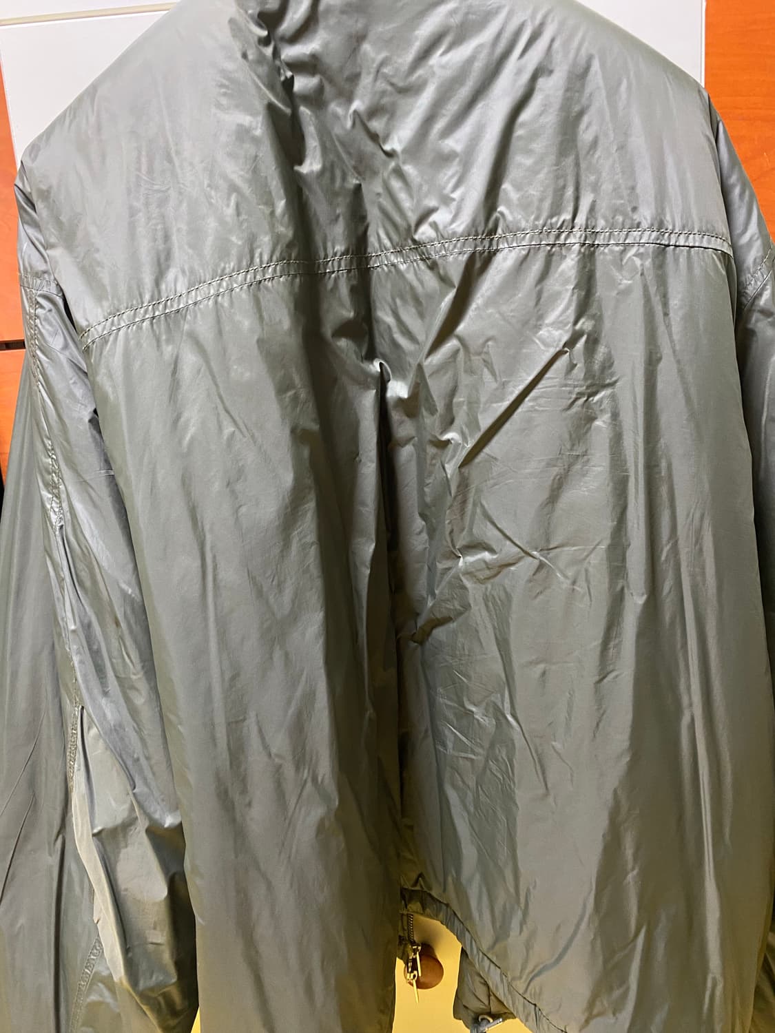 키뮤어 릴렉스드 패디드 바이커 자켓 카키 xl 상품이미지3