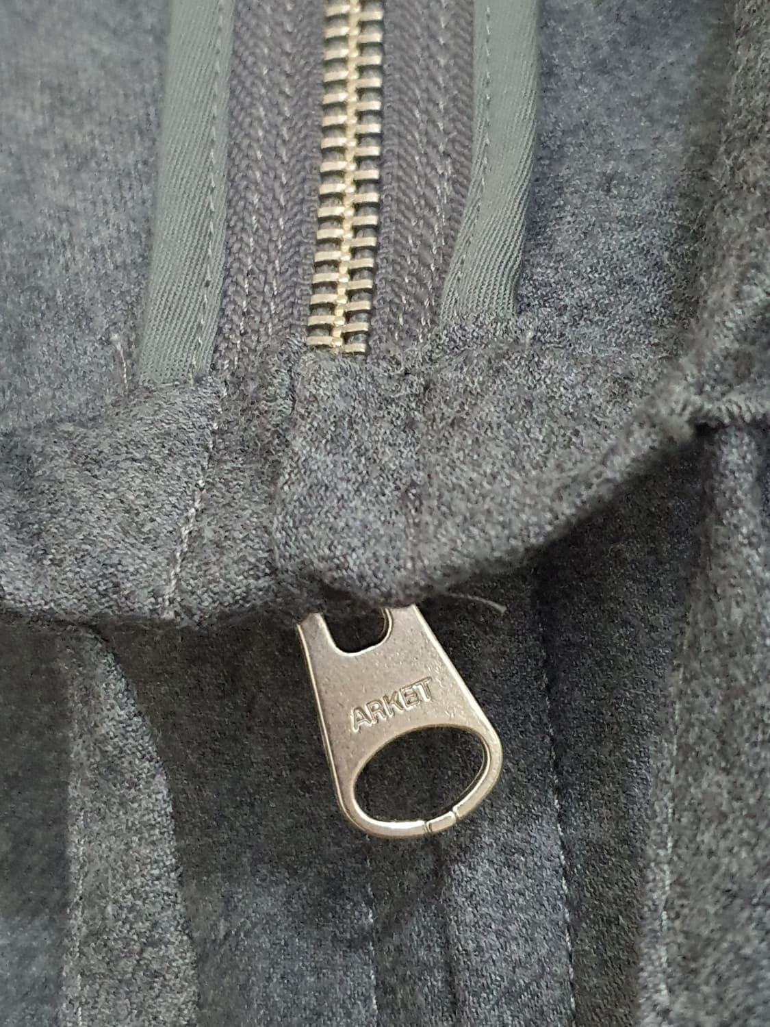 Arket 아르켓 지퍼 울 셔츠 34사이즈 새상품 상품이미지2