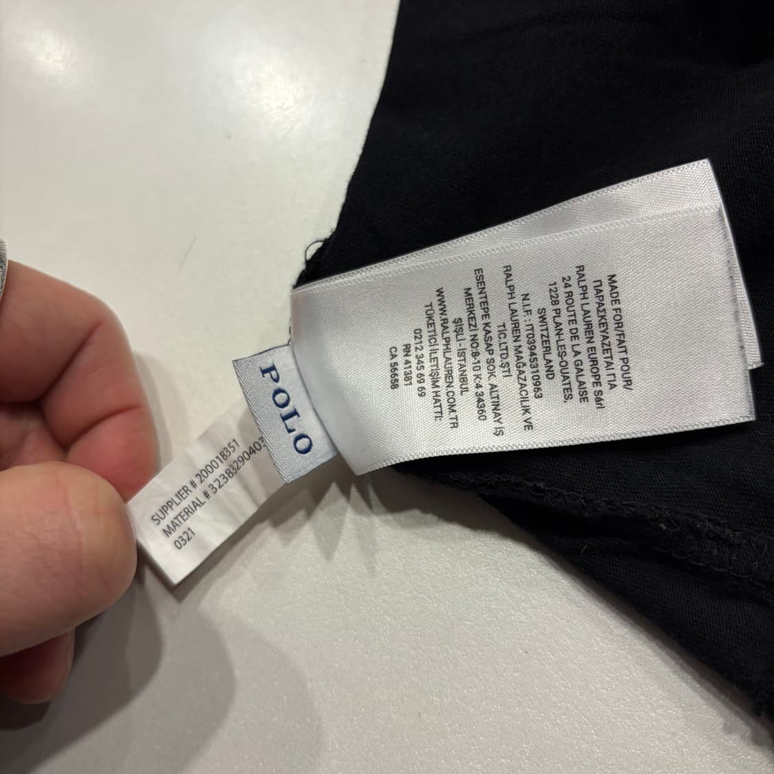 [XL] 폴로 랄프로렌 블랙 반팔 티셔츠 C360 상품이미지5