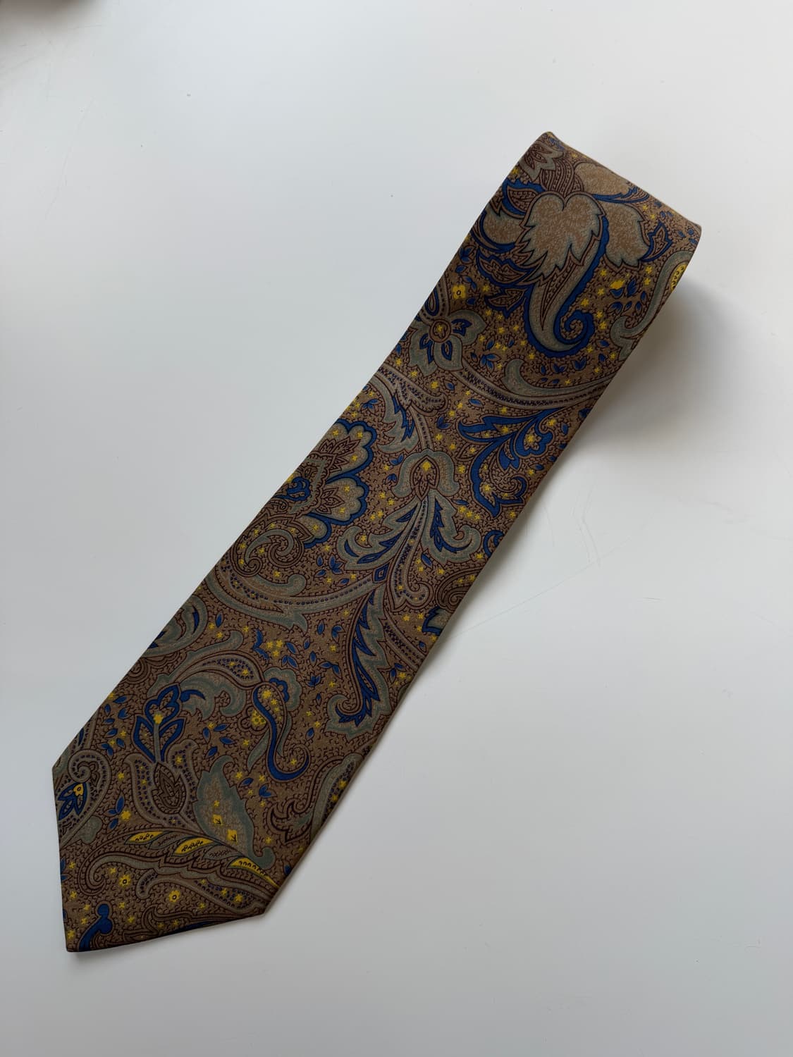 페이즐리 실크 넥타이 9.3cm 상품이미지1