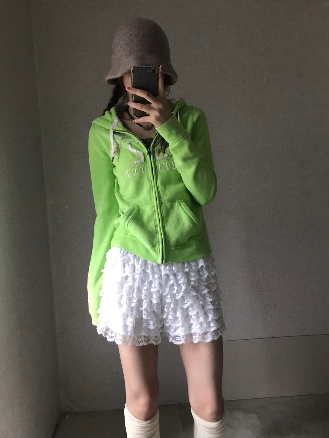 아베크롬비 라임 슬림핏 후드집업 상품이미지3
