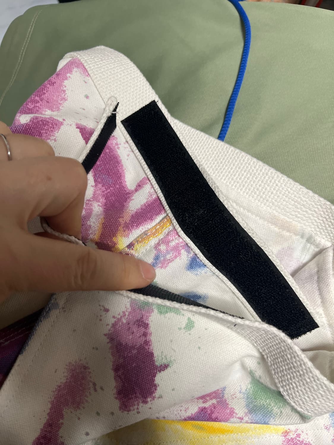 브레인데드(Brain Dead)의 화이트 페인팅 카펜터 팬츠 새상품 S 상품이미지4