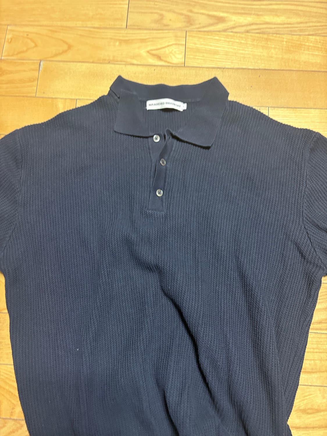 브랜디드 하드 트위스트 홀리데이 폴로 니트 상품이미지2