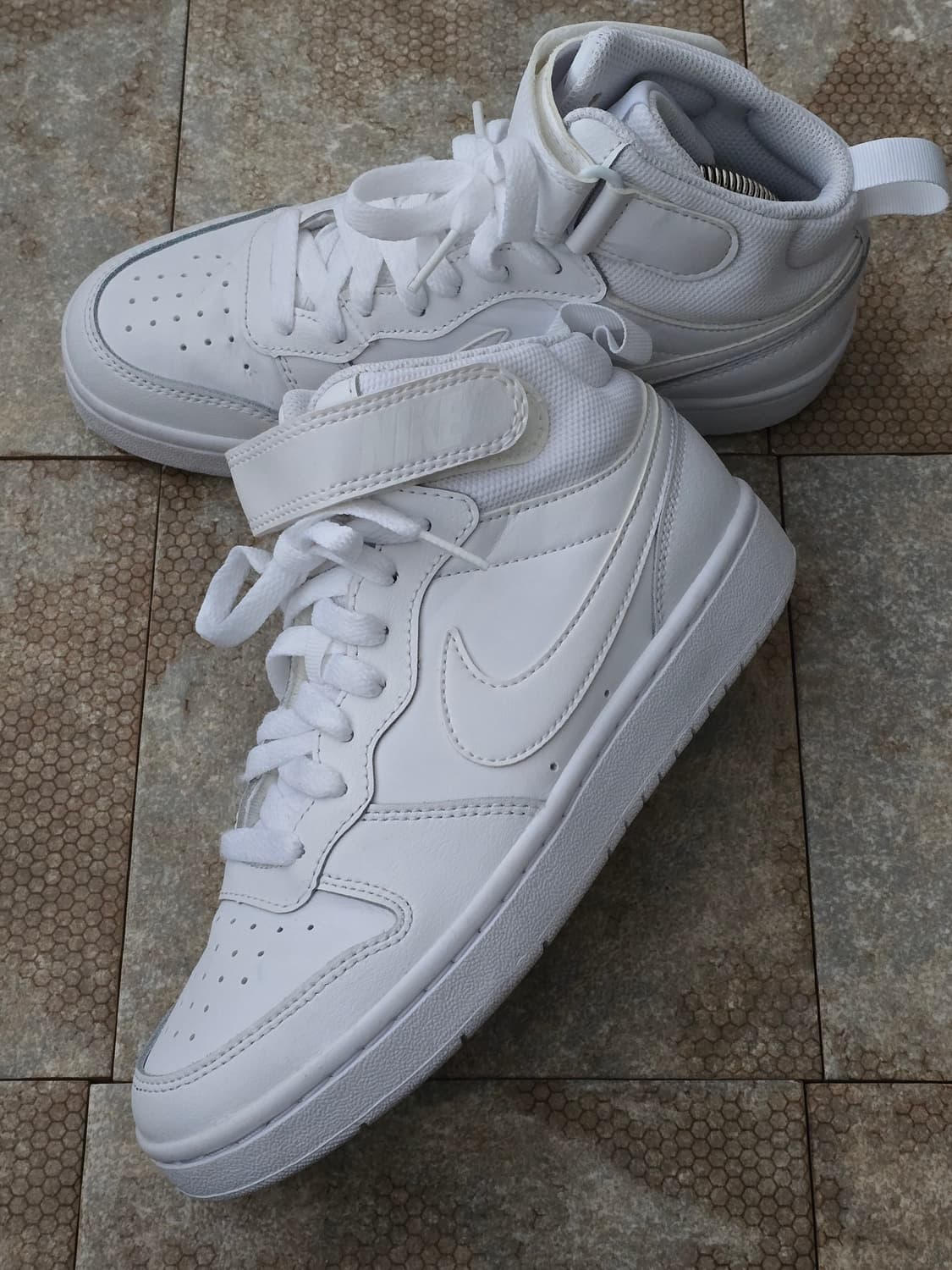 (235)나이키 코트 버로우 2 미드 화이트 상품이미지3