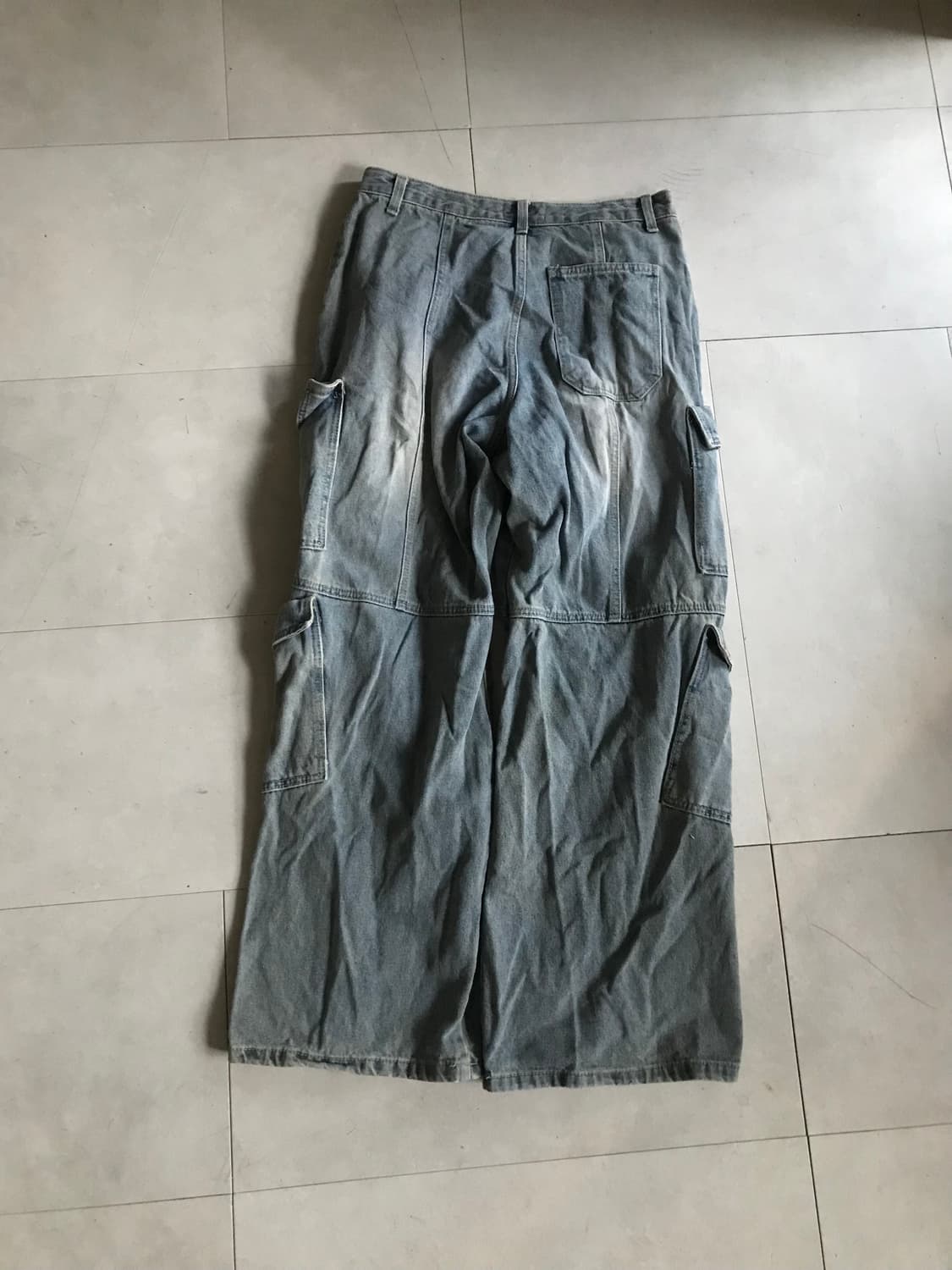 빈티지 멀티포켓 데님카고팬츠 상품이미지6