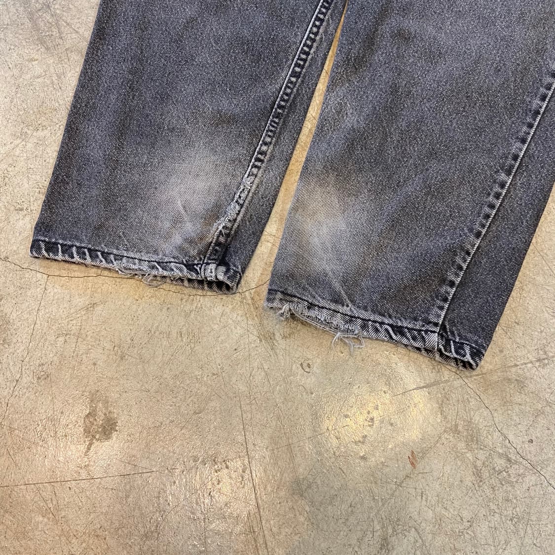 (32.5)90s 리바이스 580 오렌지탭 핸드워크 진 상품이미지7