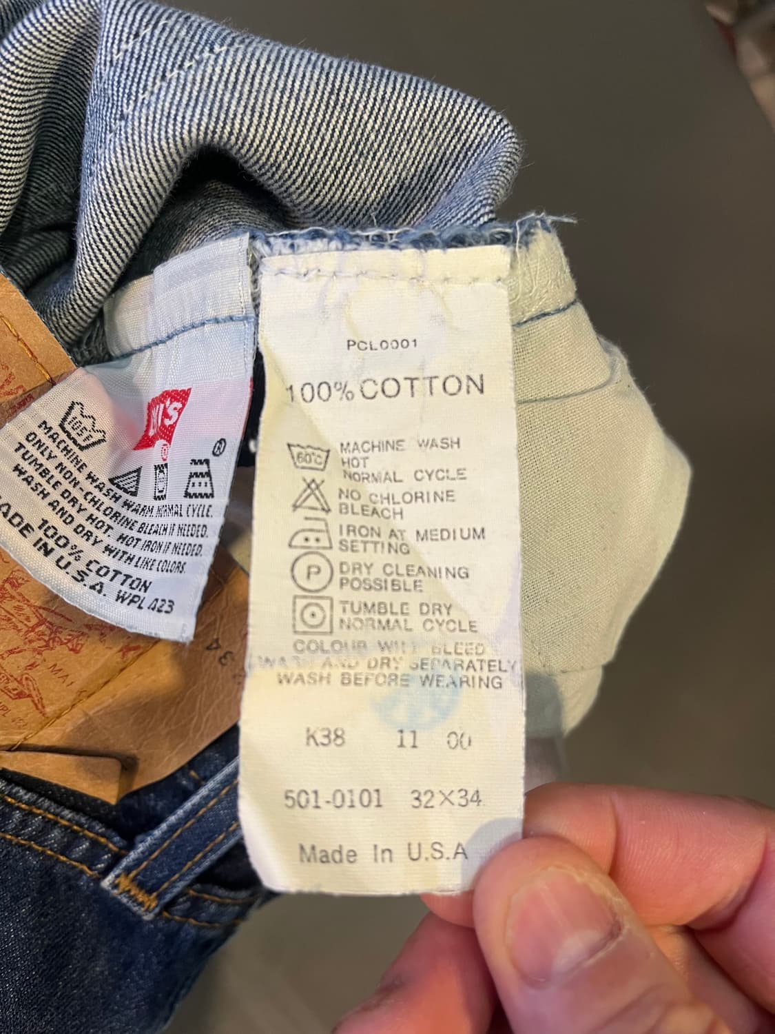 00년대 리바이스 501 오리지널 데님 팬츠 (미국제) 상품이미지6