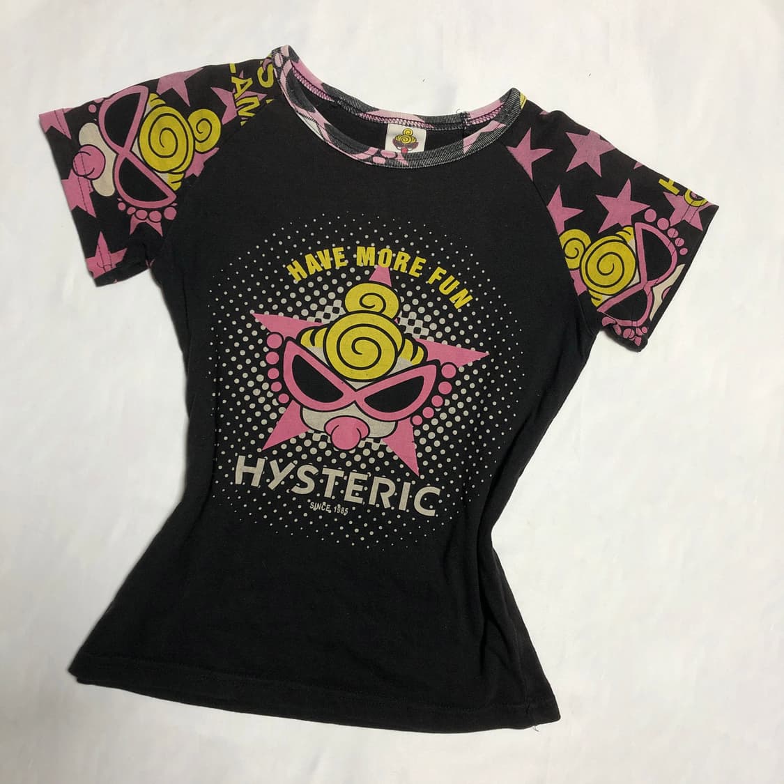 히스테릭미니 티셔츠 블랙 상품이미지2
