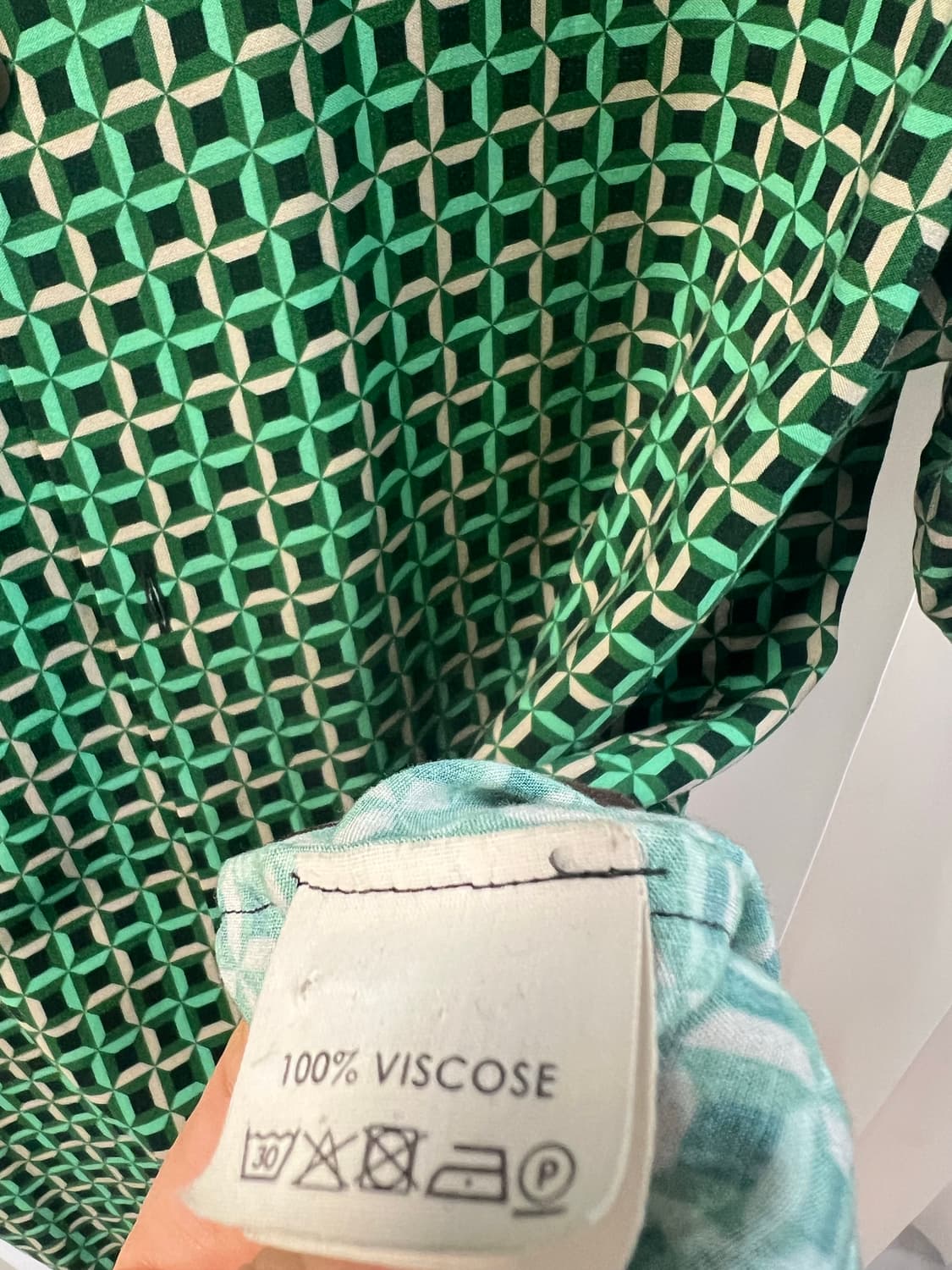 드리스반노튼 그린 패턴 셔츠 48 상품이미지6