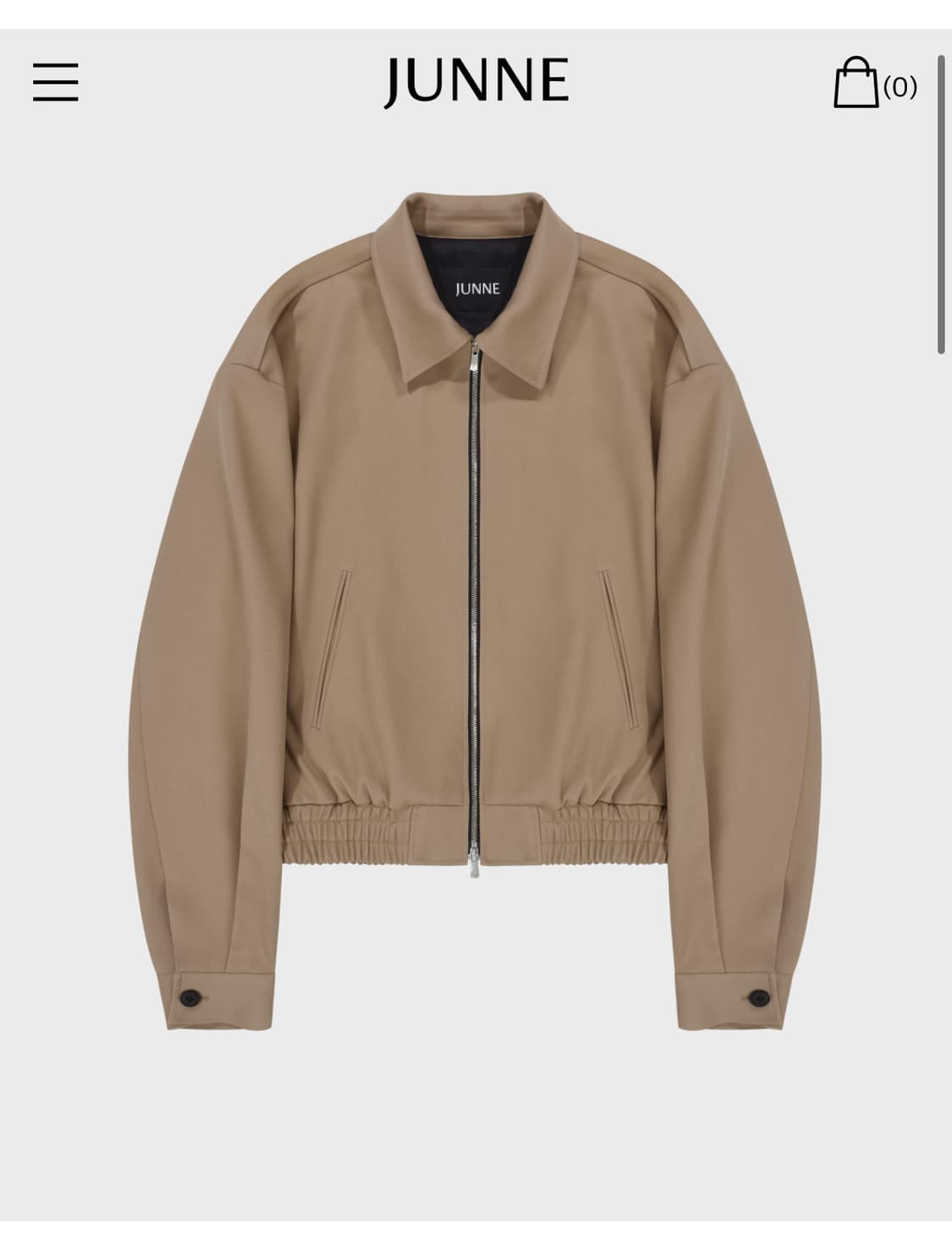 준느 도비 블루종 베이지L 상품이미지1