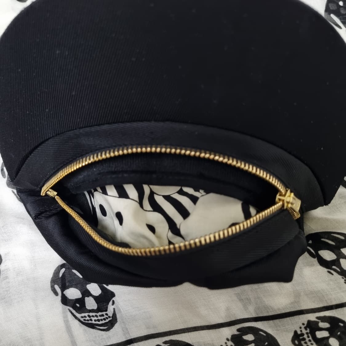 CA4LA 지퍼 캐스킷 뉴스보이캡 블랙 상품이미지7