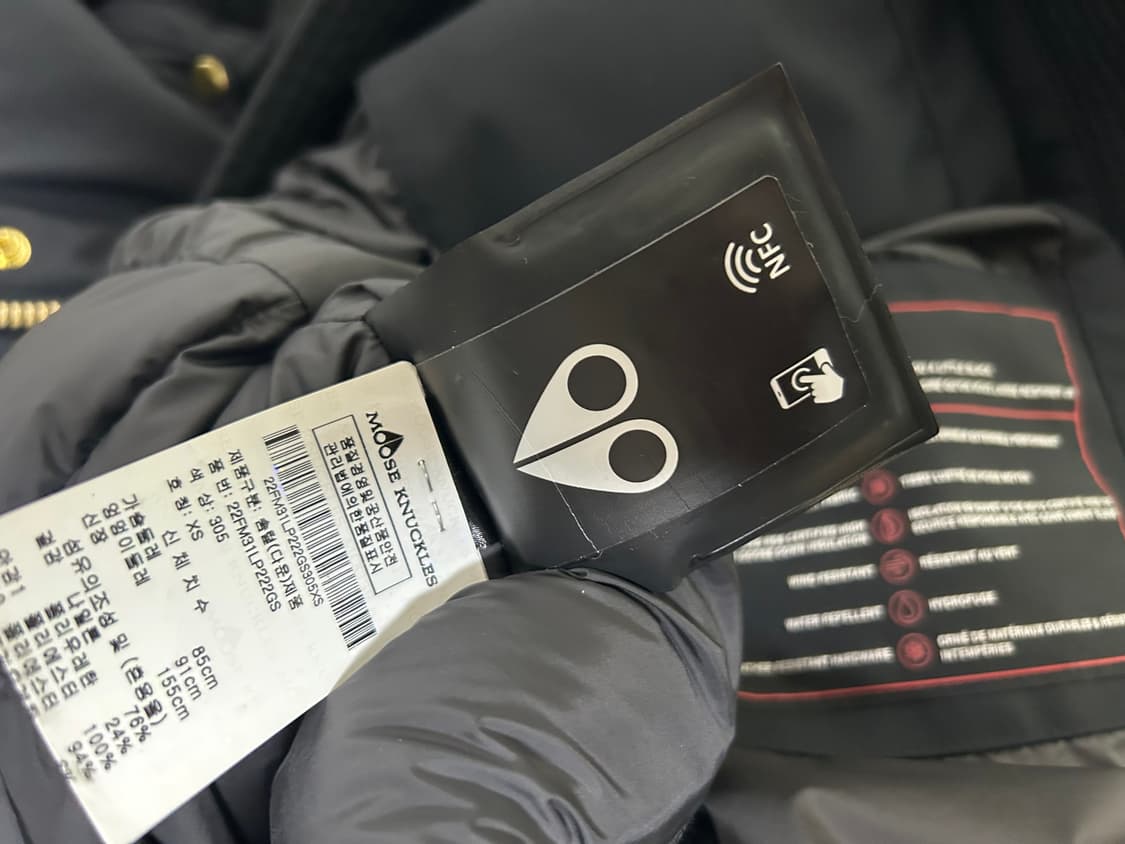 무스너클 워터쉐드 여성용 패딩 블랙 상품이미지7