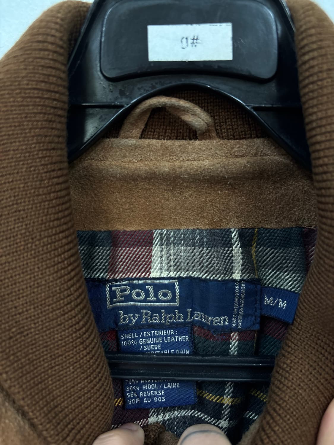 폴로랄프로렌90s 컨트리 스웨이드 블루종 상품이미지4