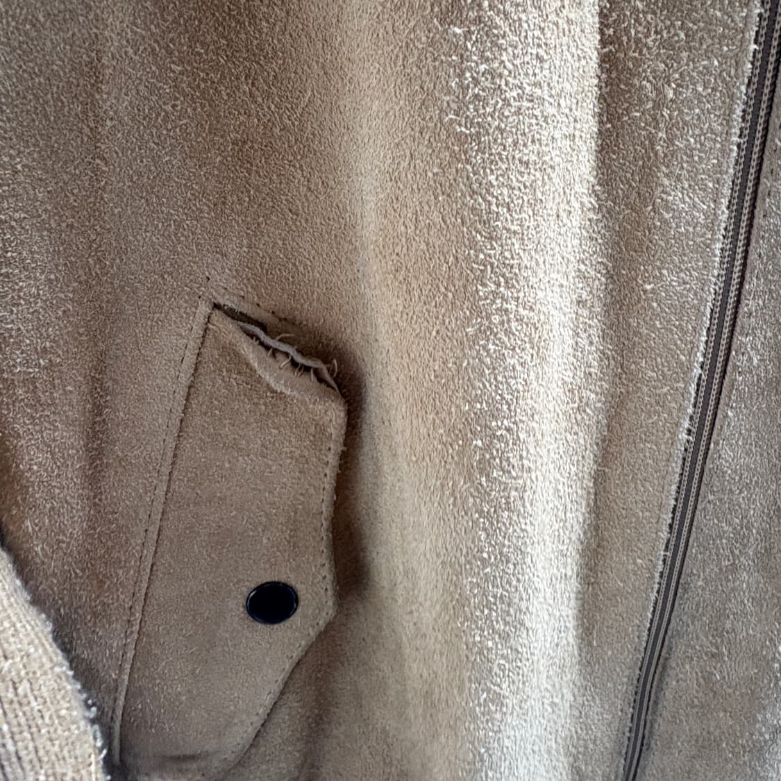 80s 스웨이드 믹스 가디건 상품이미지5