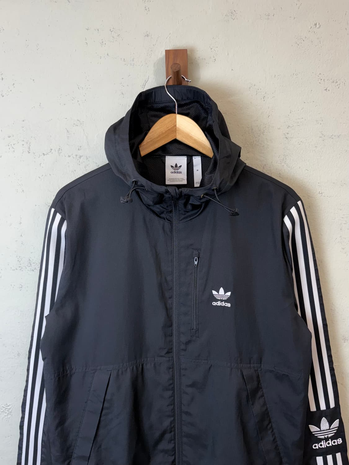아디다스 락업 윈드브레이커 블랙 바람막이 상품이미지4