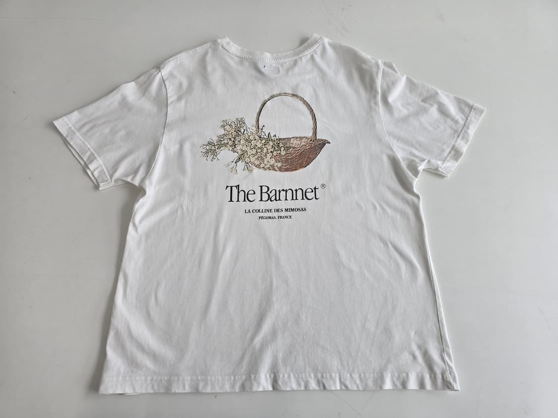 더바넷 Flower Basket T-Shirt_White S 상품이미지1