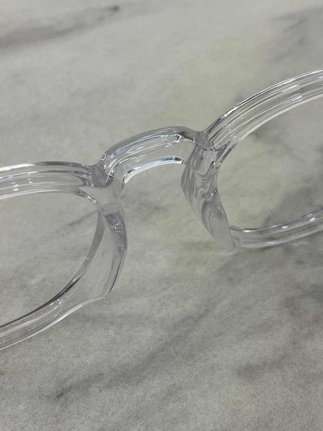 B86 DMN 클리어 웰링턴 뿔테 안경128 상품이미지4