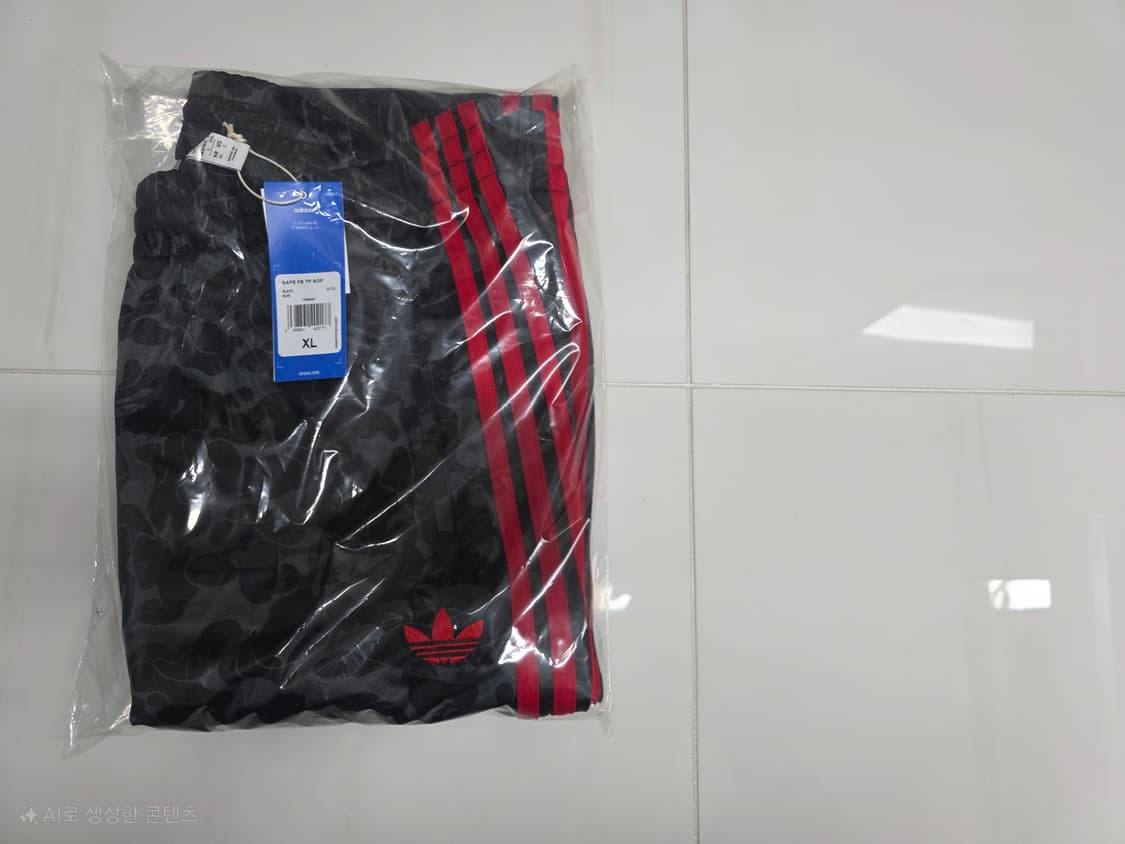 [XL] 아디다스 x 베이프 파이어버드 트랙 팬츠 블랙 - KR 사이즈 상품이미지1