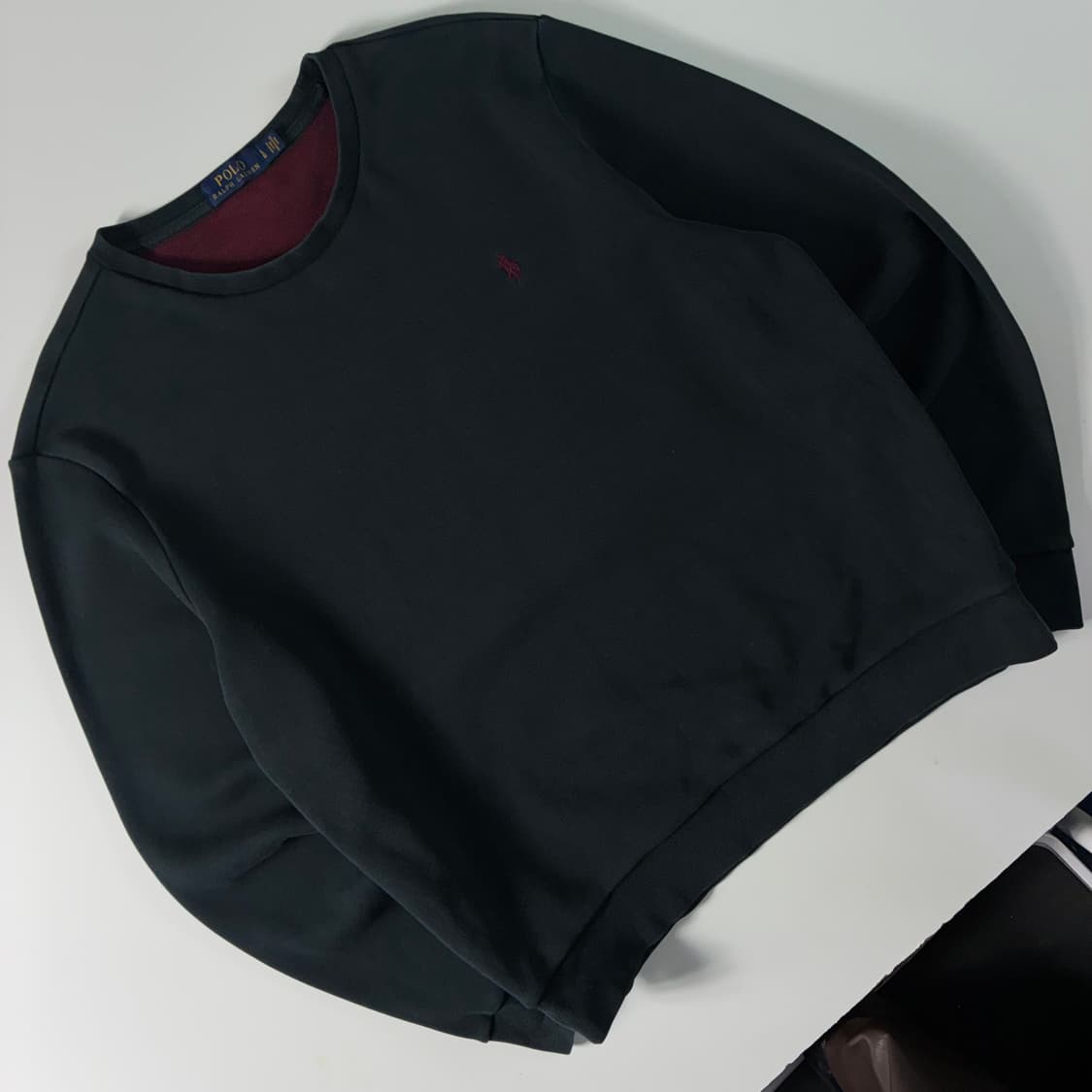 Polo  폴로 랄프로렌 자수 코튼 블랙 맨투맨  상품이미지2