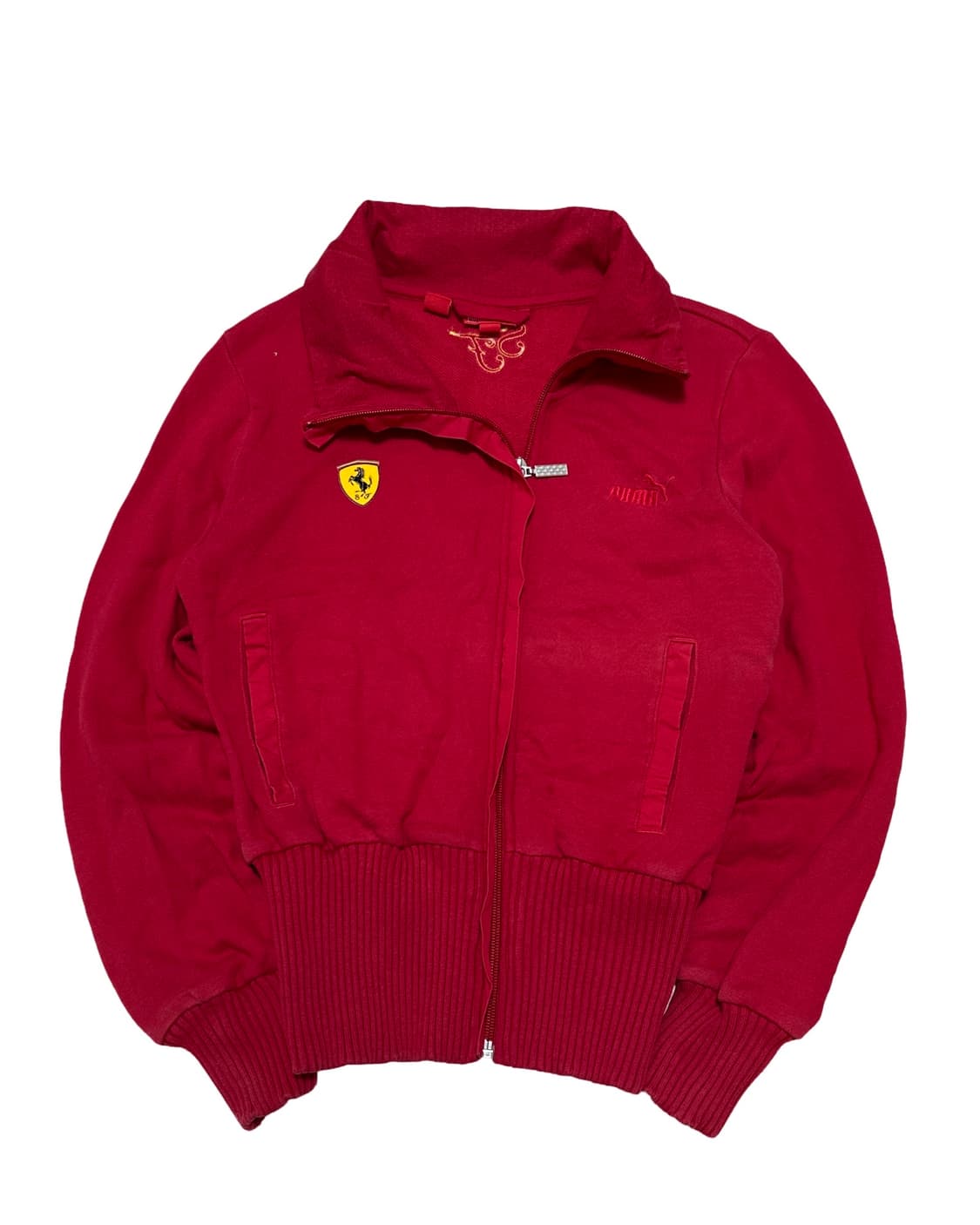 푸마 페라리 코튼 집업 져지 상품이미지1