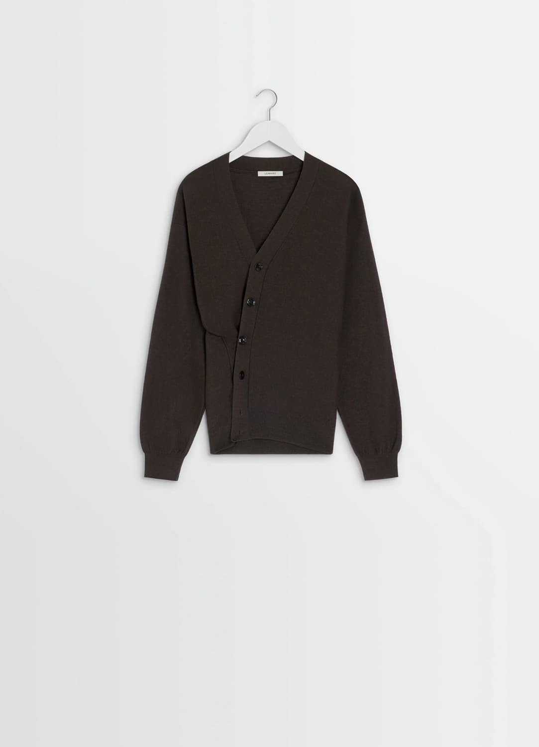 25FW 르메르 릴렉스드 트위스트 가디건 다크 카카오 상품이미지3