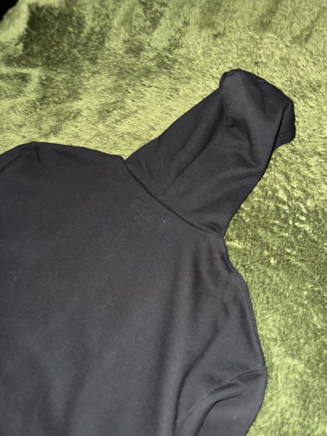 [L] 더뮤지엄비지터 컷아웃 지퍼 후디 후드티 블랙 상품이미지8