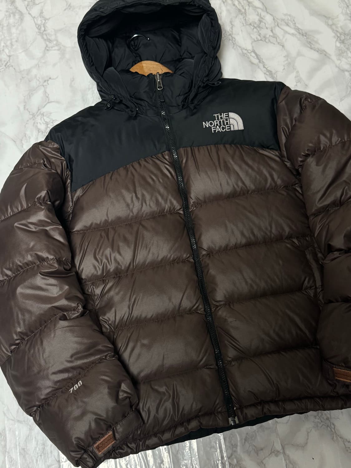 노스페이스 700 눕시 브라운 패딩 자켓 상품이미지3