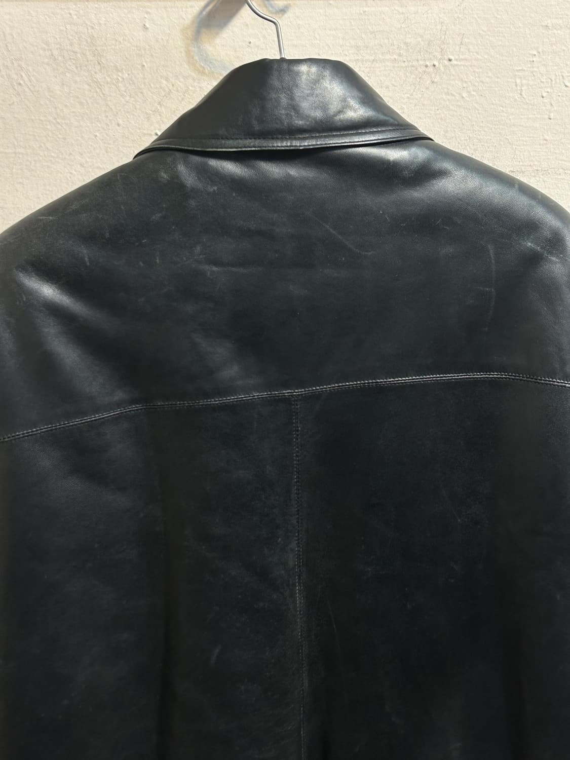 유즈드 양가죽 레더자켓 상품이미지6