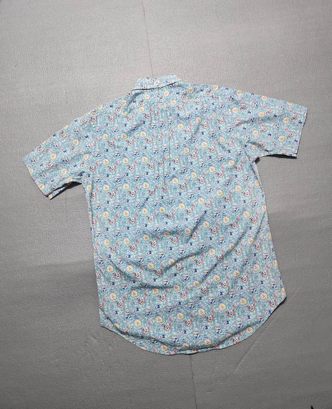 미사용) 90s 빈티지 랄프로렌 플로럴 반팔 셔츠 상품이미지4