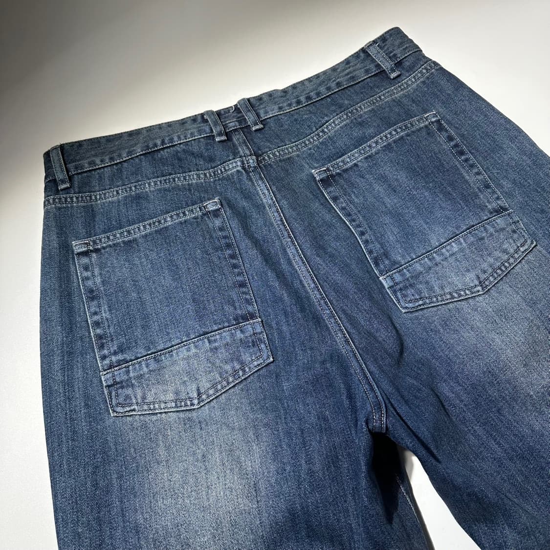 러프사이드 드레이프 원턱 데님 팬츠 상품이미지5