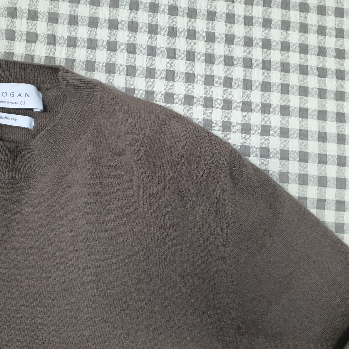 LOGAN 로건 캐시미어 니트 스웨터 남자95 상품이미지3
