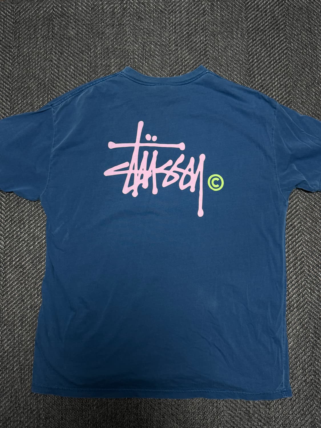 스투시 티셔츠 블루 상품이미지2