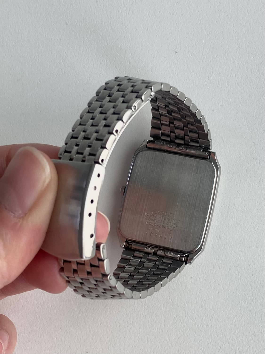 Seiko 세이코 쿼츠 스퀘어 상품이미지4