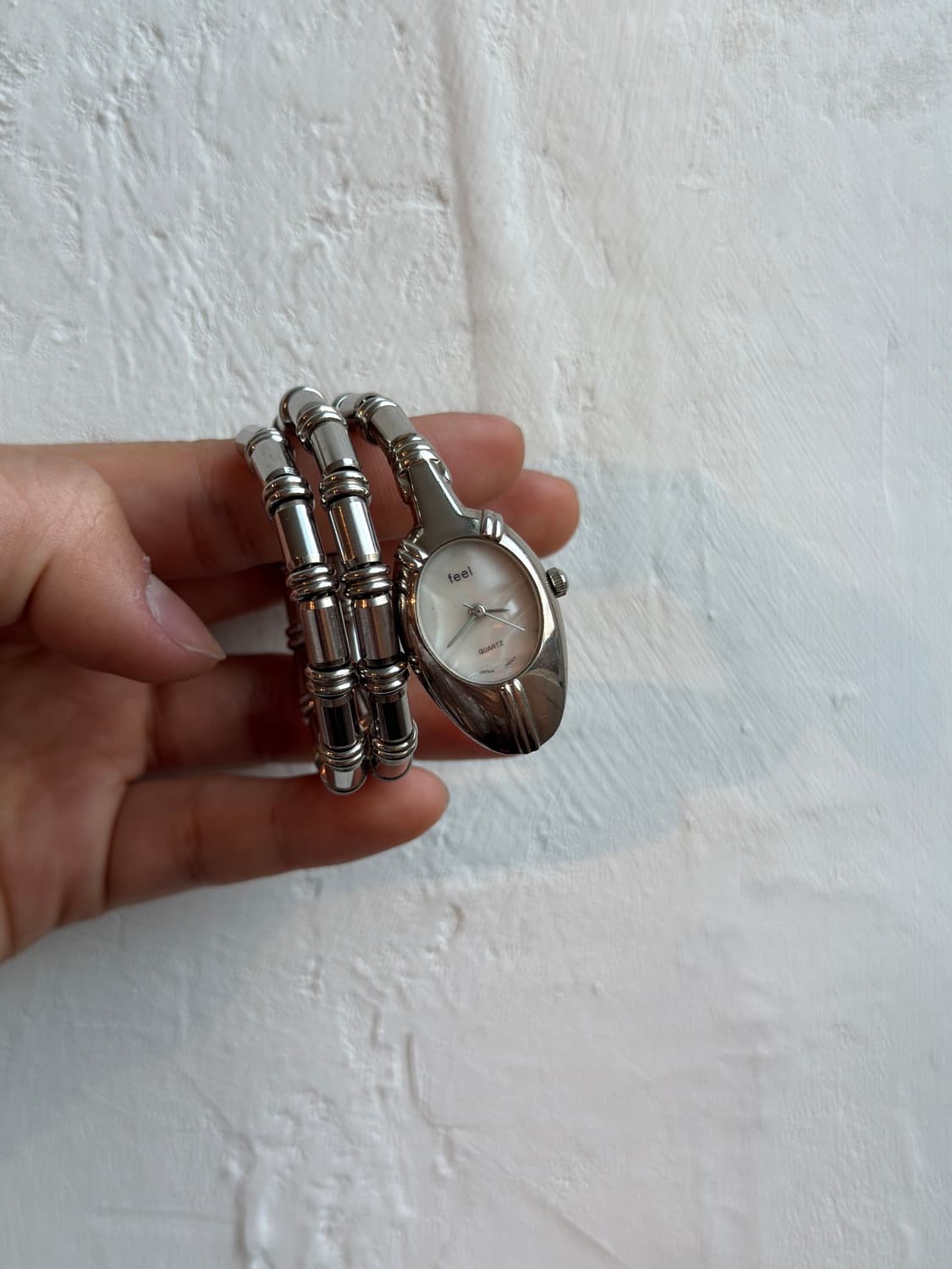 90's Hong Kong Snake Bangle 시계 상품이미지2