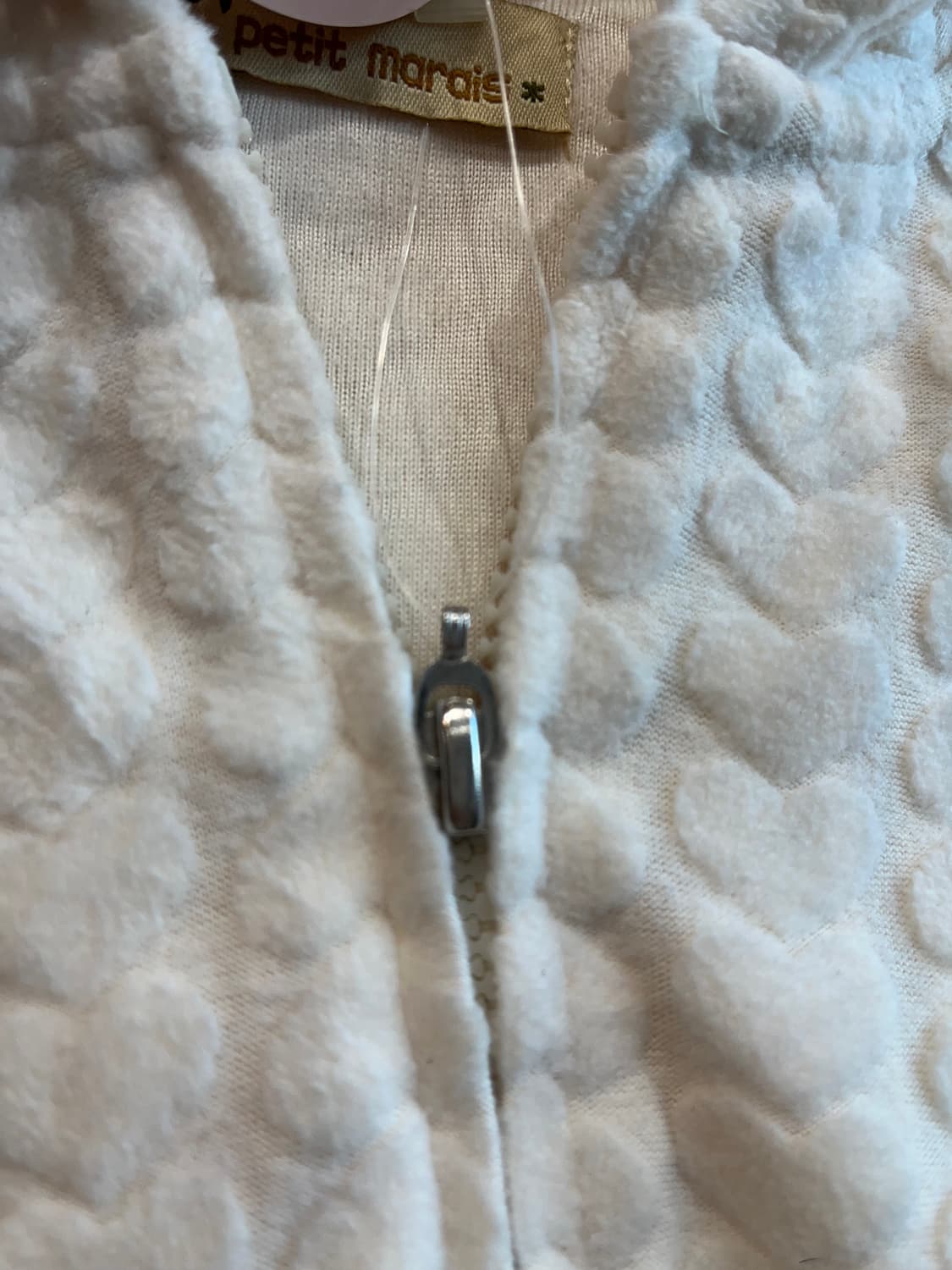 petit marais JPN 하트 플리스 후드집업 미사용품 상품이미지4