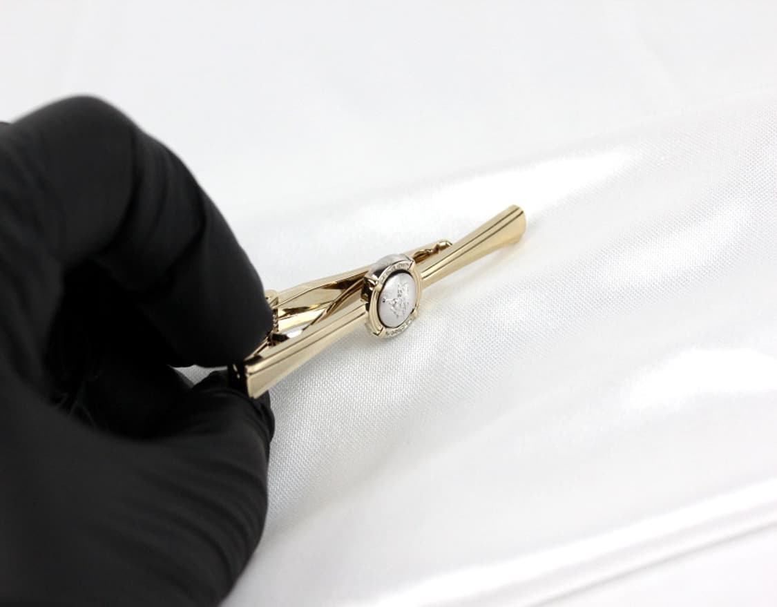 란셀 A등급 5.8cm 말 기마 폴로 컵 프랑스 남자 명품 넥타이핀  상품이미지5