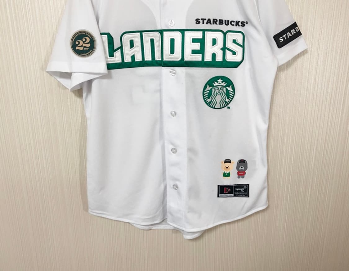 KBO SSG랜더스X스타벅스22주년 한정유니폼/져지 100 상품이미지3