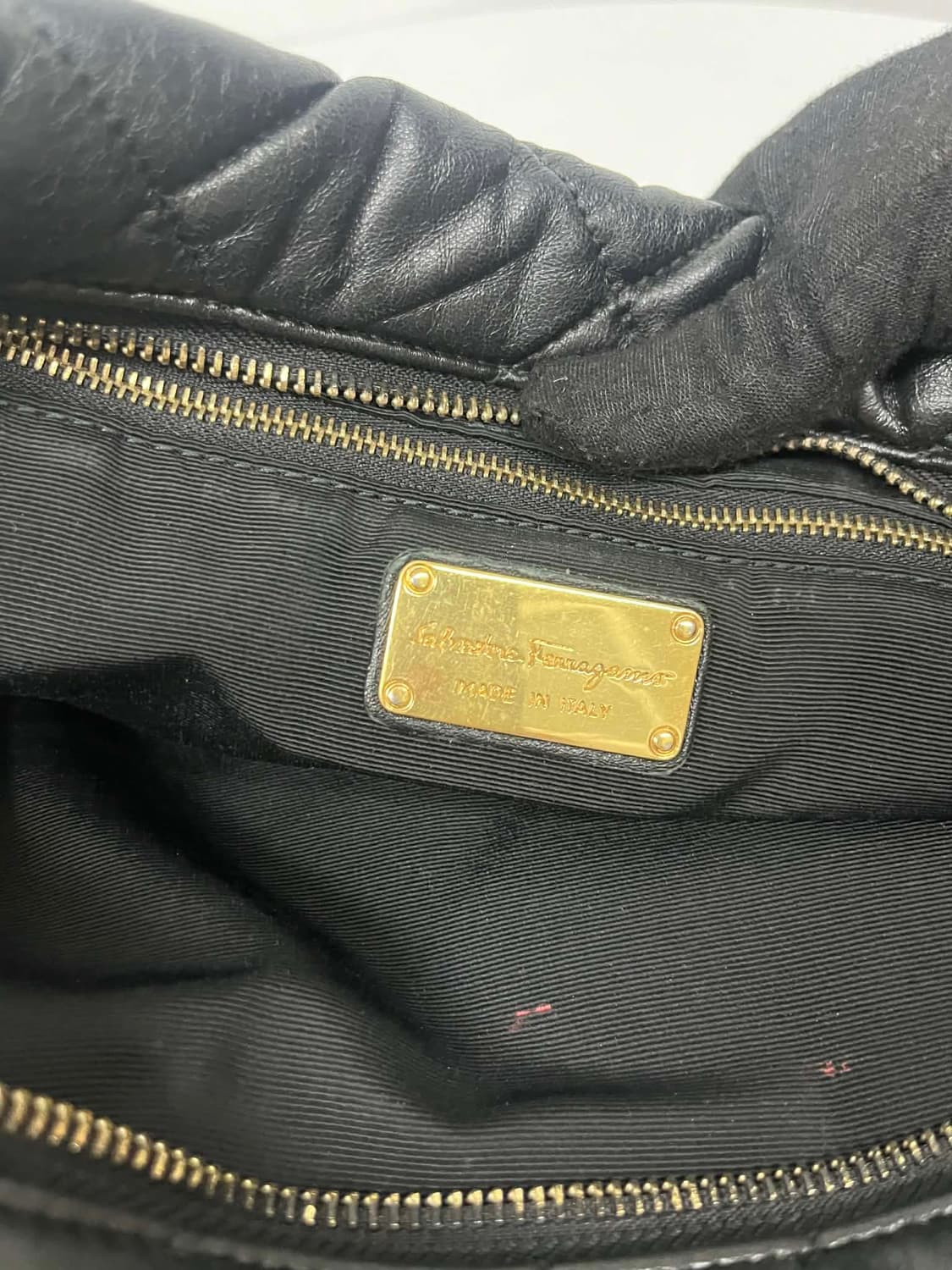 살바토레 페라가모 바라 퀄팅 램스킨 체인 숄더백 토트백 상품이미지7