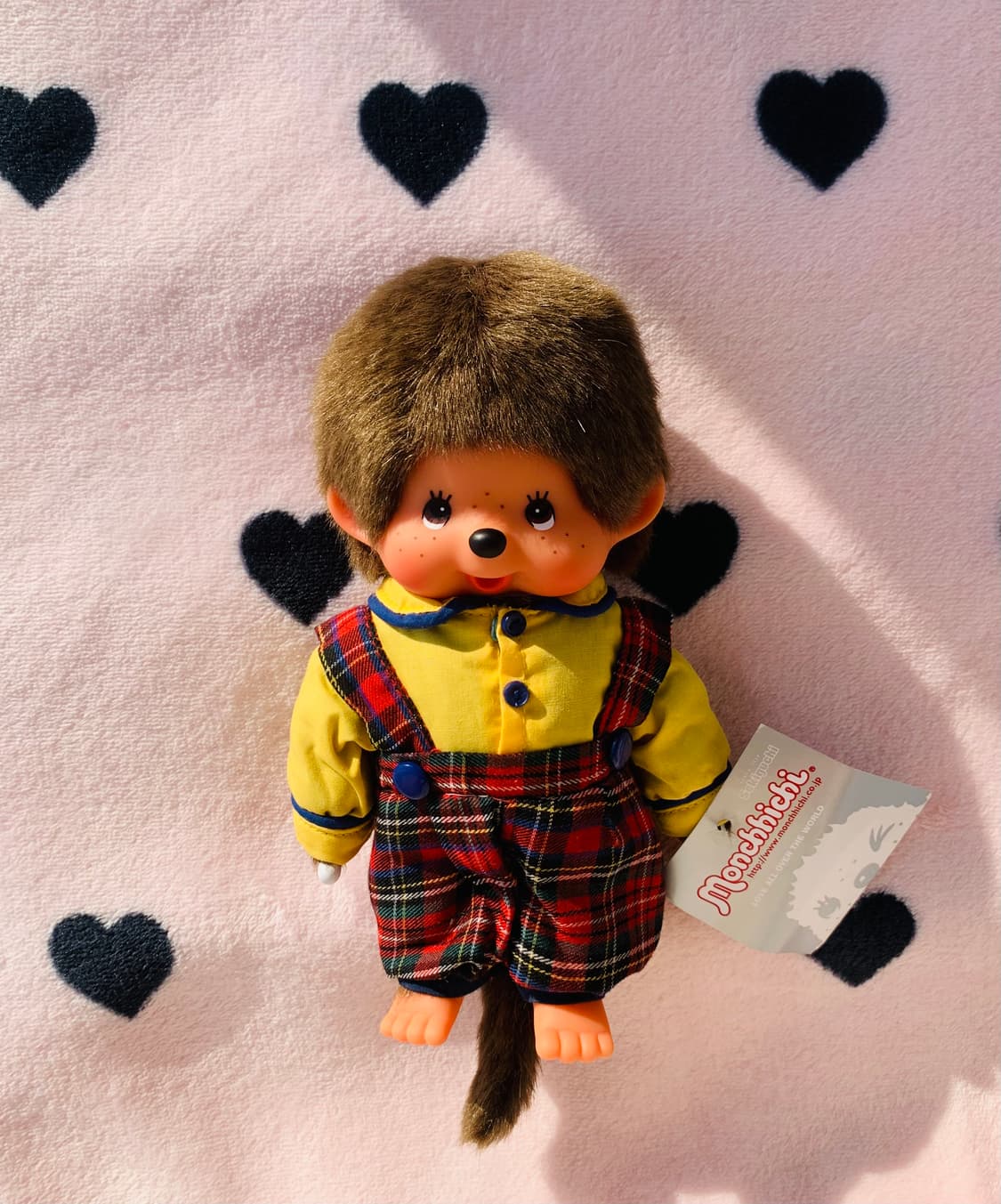 고전 몬치치 타탄 체크 멜빵 상품이미지1