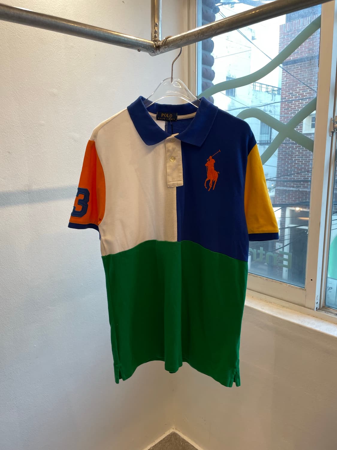 Polo color block collar t  상품이미지1