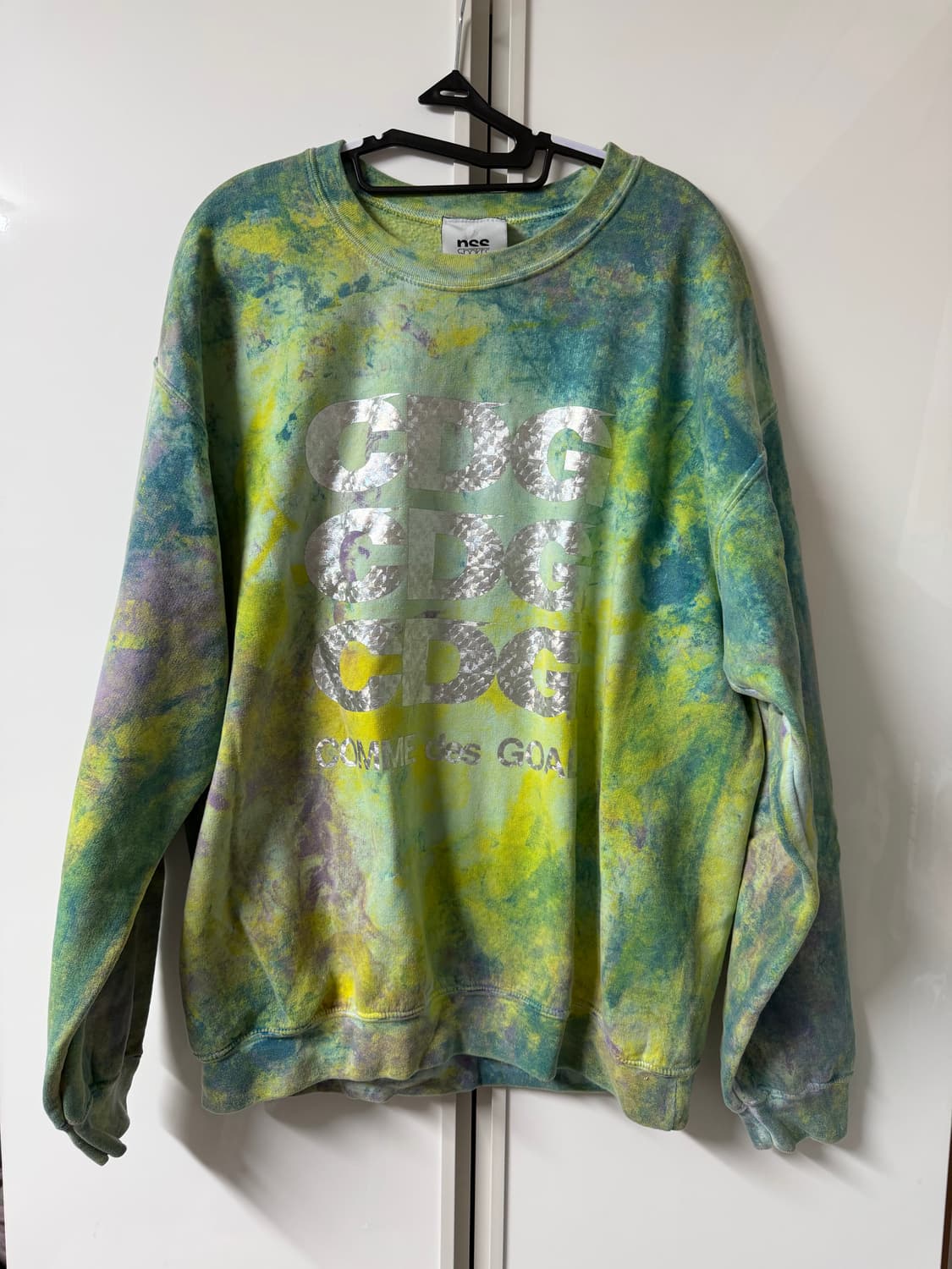 nss sports 꼼데 패러디 맨투맨 타이다이 상품이미지1