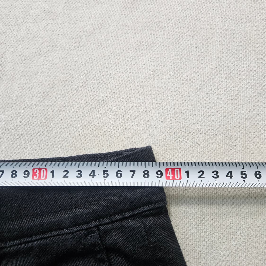 30 빈티지 여성 블랙 치노 팬츠 0406Y 상품이미지5