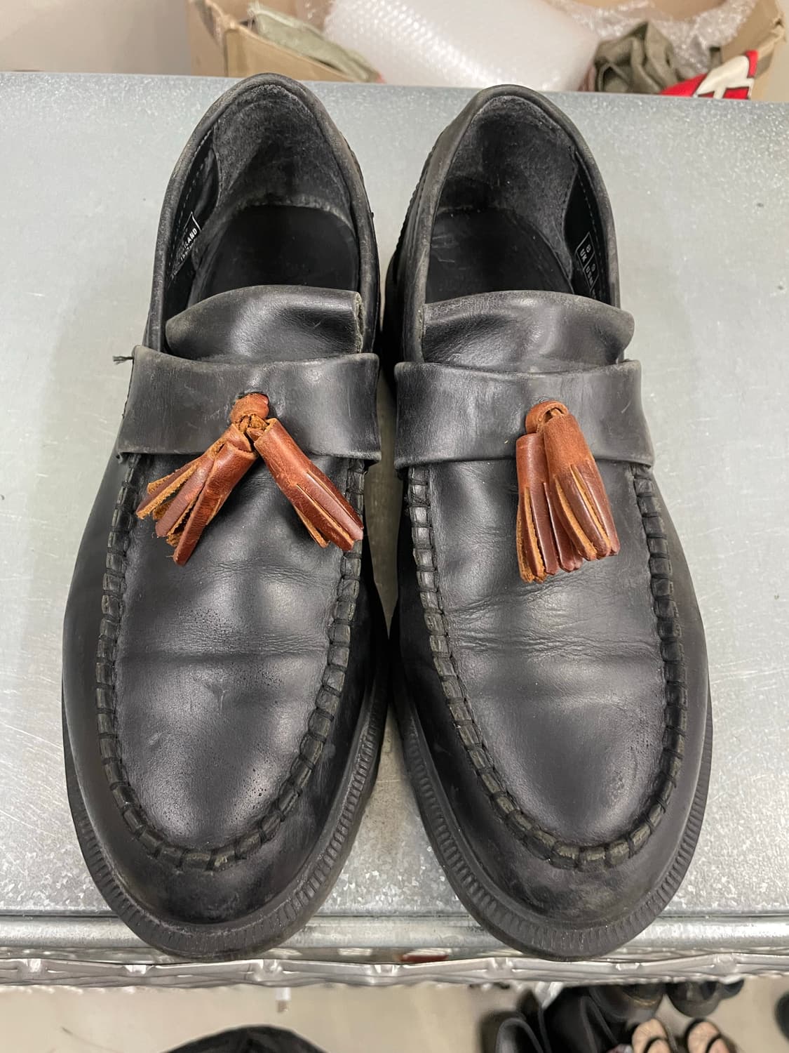 닥터마틴 아드리안 태슬 로퍼 블랙 브라운 uk8 상품이미지5