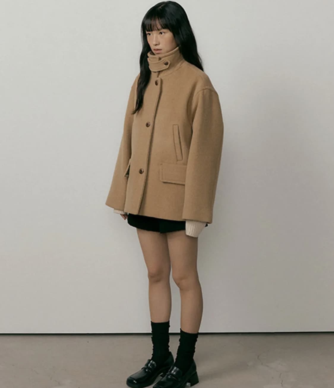 링서울 울 하프 코트 상품이미지3