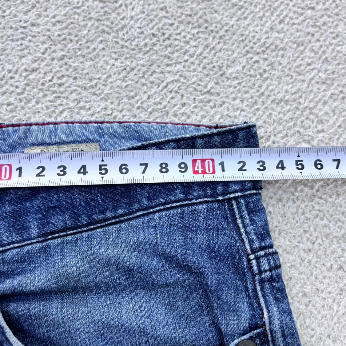 실측확인 헨리코튼 리비에라 핏 데님 팬츠 0618Y2 상품이미지6