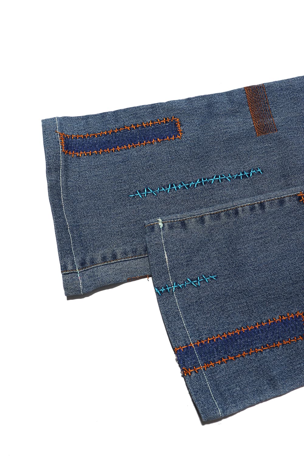 JBK 패치워크 데님 플레이어 부츠컷 women 27 상품이미지6