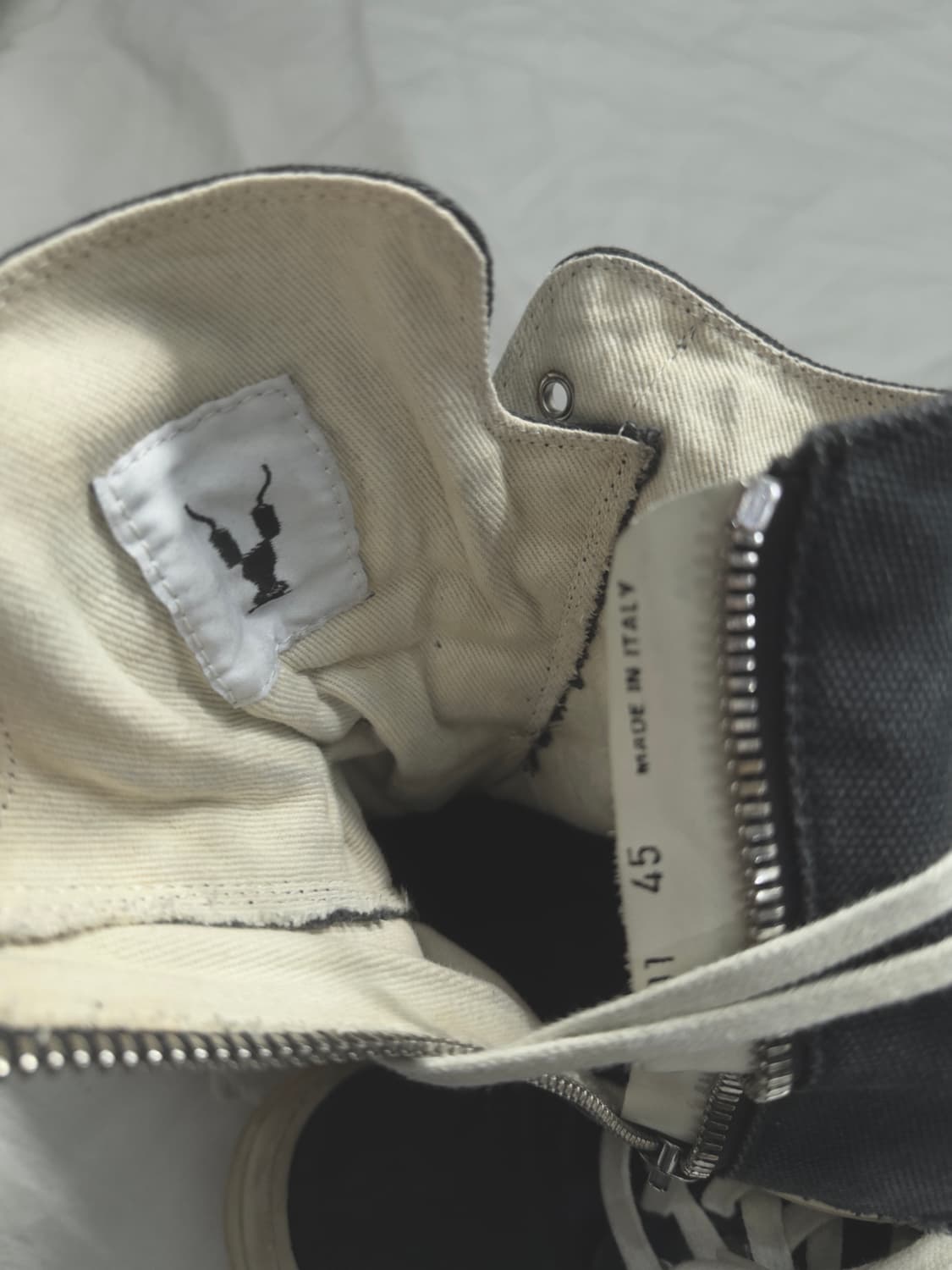 릭오웬스 다크쉐도우 초기 데님 캔버스 라몬즈 상품이미지4